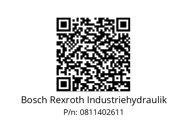   Bosch Rexroth Industriehydraulik 0811402611