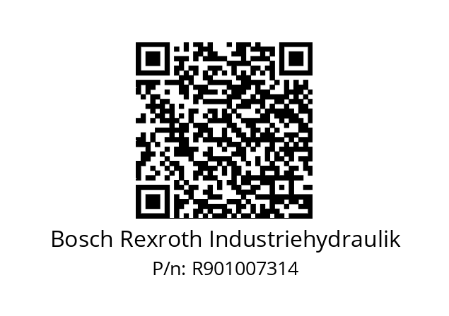   Bosch Rexroth Industriehydraulik R901007314