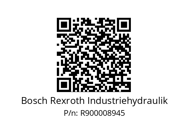   Bosch Rexroth Industriehydraulik R900008945