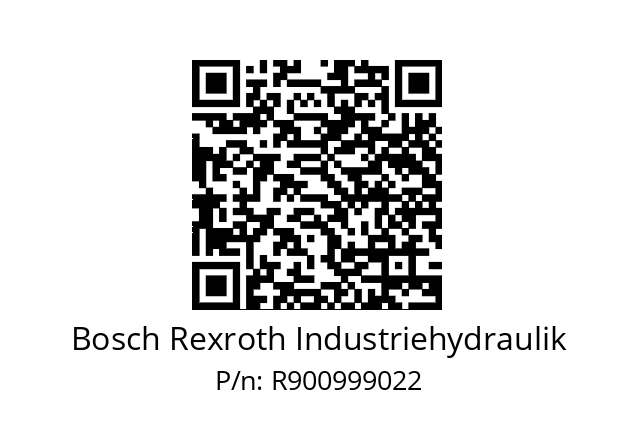   Bosch Rexroth Industriehydraulik R900999022