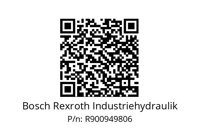   Bosch Rexroth Industriehydraulik R900949806