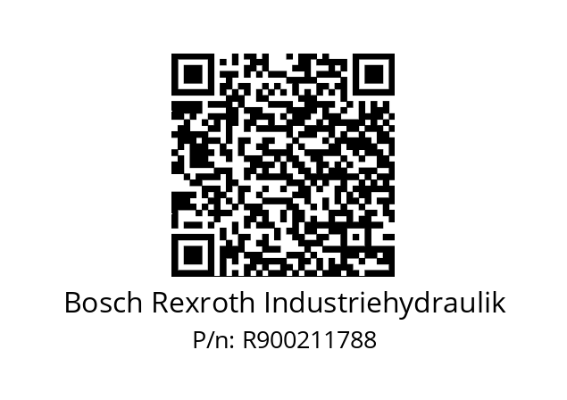   Bosch Rexroth Industriehydraulik R900211788