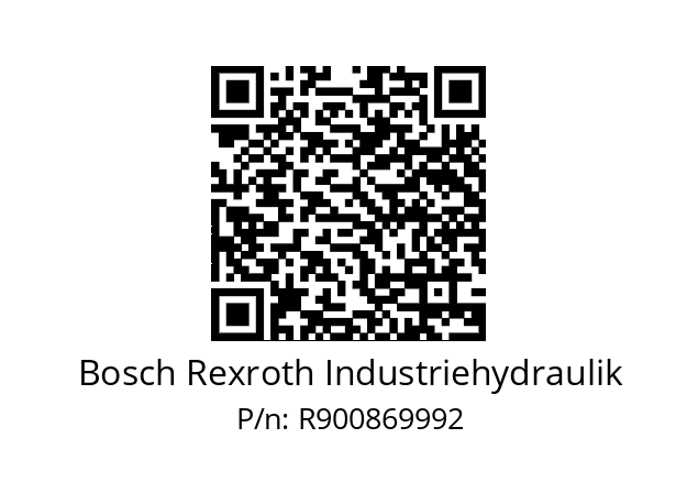   Bosch Rexroth Industriehydraulik R900869992