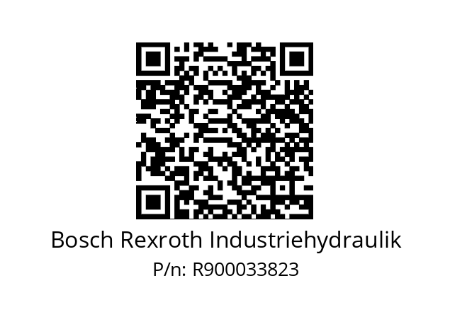   Bosch Rexroth Industriehydraulik R900033823