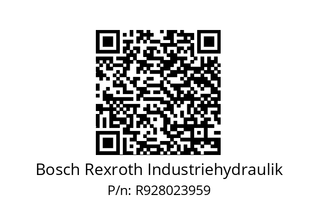   Bosch Rexroth Industriehydraulik R928023959