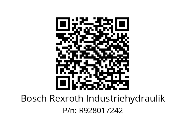   Bosch Rexroth Industriehydraulik R928017242