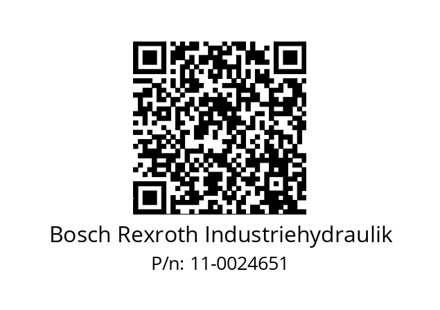   Bosch Rexroth Industriehydraulik 11-0024651