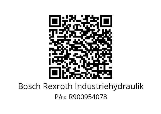   Bosch Rexroth Industriehydraulik R900954078