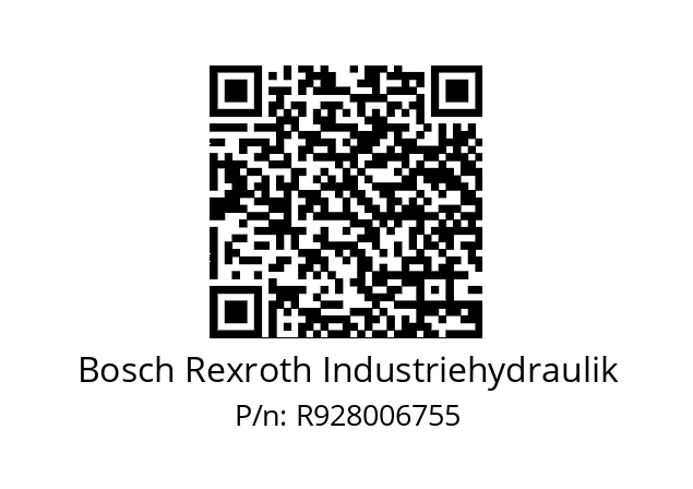   Bosch Rexroth Industriehydraulik R928006755