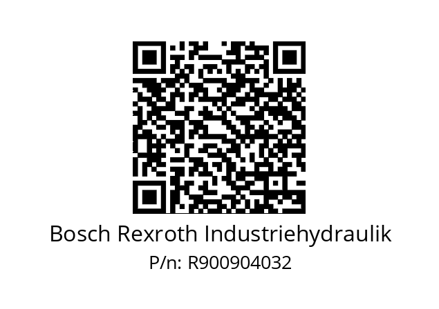   Bosch Rexroth Industriehydraulik R900904032