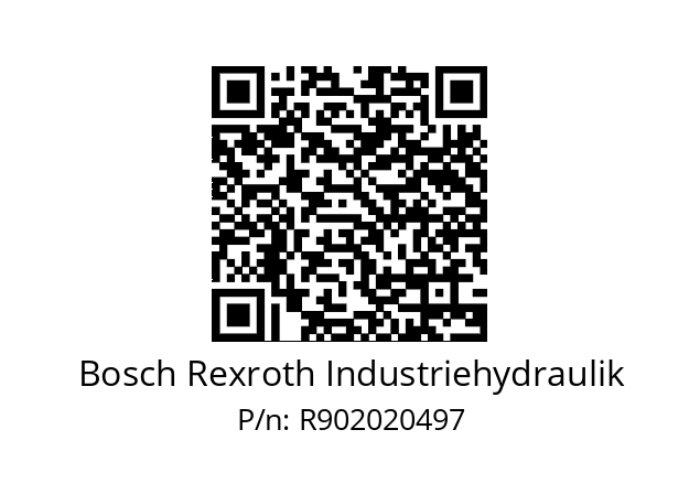   Bosch Rexroth Industriehydraulik R902020497