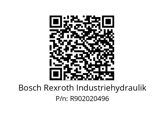   Bosch Rexroth Industriehydraulik R902020496