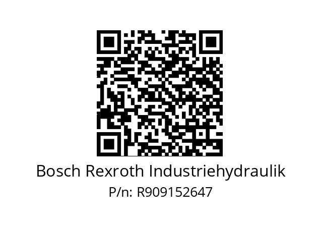   Bosch Rexroth Industriehydraulik R909152647