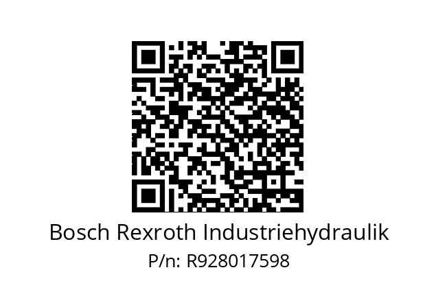   Bosch Rexroth Industriehydraulik R928017598