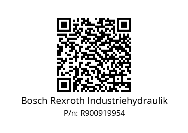   Bosch Rexroth Industriehydraulik R900919954