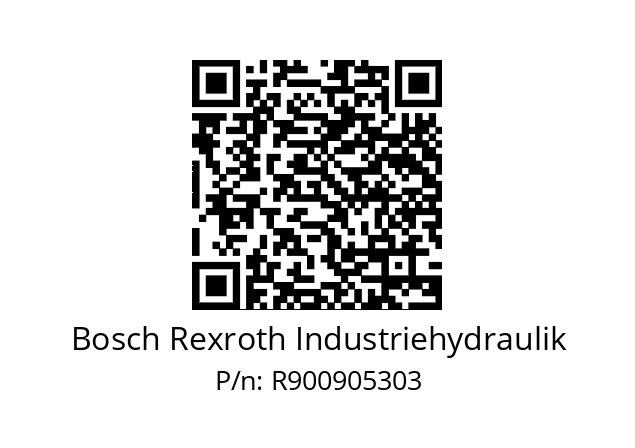   Bosch Rexroth Industriehydraulik R900905303