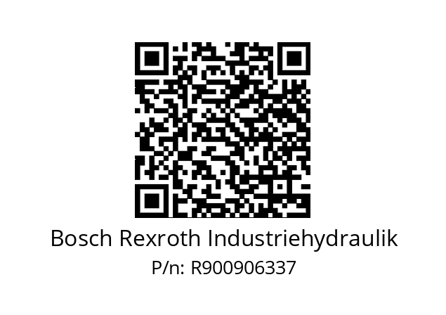   Bosch Rexroth Industriehydraulik R900906337