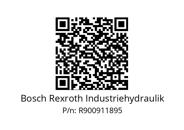   Bosch Rexroth Industriehydraulik R900911895