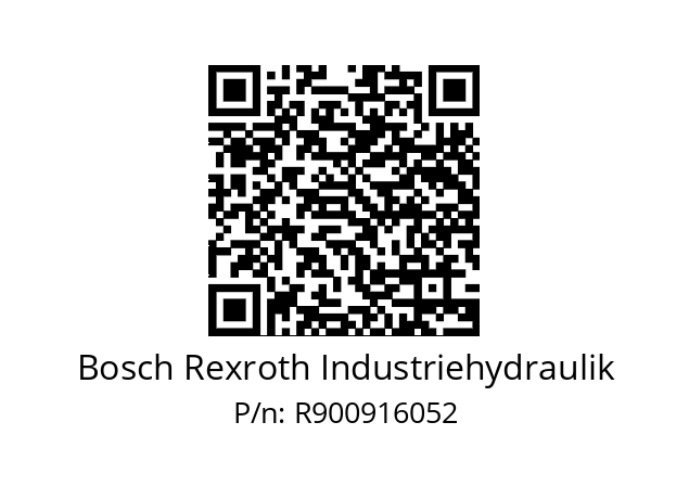   Bosch Rexroth Industriehydraulik R900916052