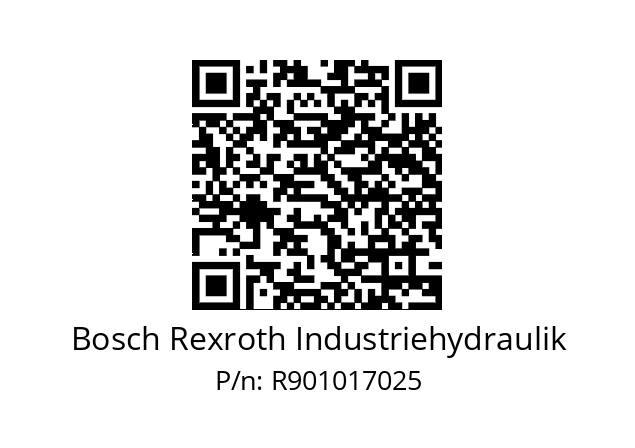   Bosch Rexroth Industriehydraulik R901017025