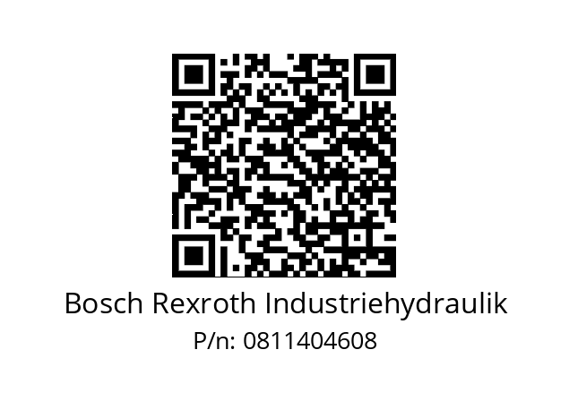   Bosch Rexroth Industriehydraulik 0811404608