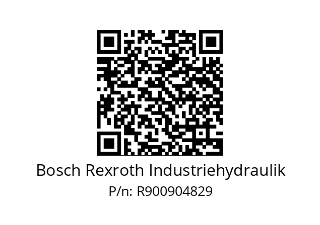   Bosch Rexroth Industriehydraulik R900904829