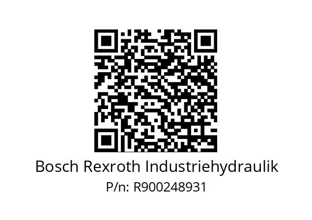   Bosch Rexroth Industriehydraulik R900248931