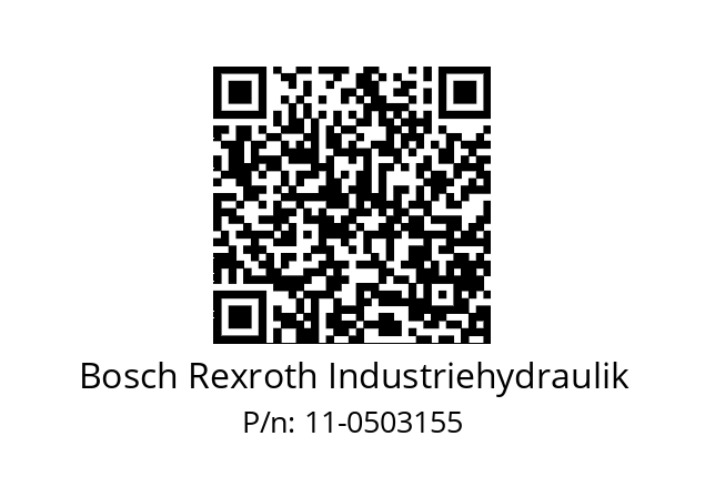   Bosch Rexroth Industriehydraulik 11-0503155