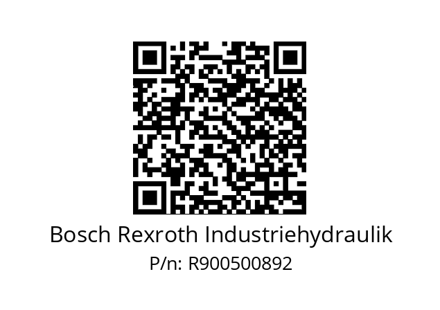   Bosch Rexroth Industriehydraulik R900500892