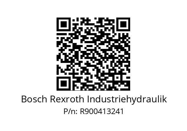   Bosch Rexroth Industriehydraulik R900413241