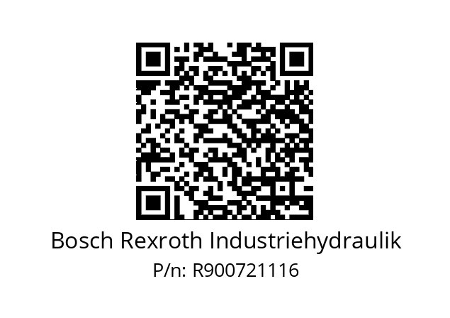   Bosch Rexroth Industriehydraulik R900721116