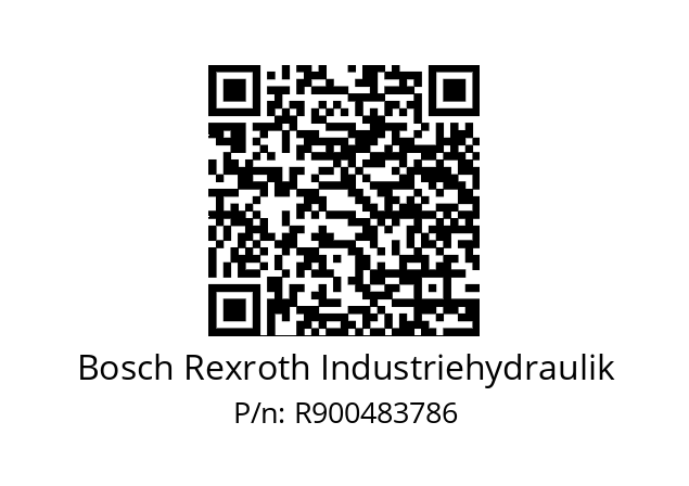   Bosch Rexroth Industriehydraulik R900483786