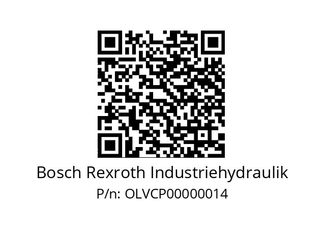   Bosch Rexroth Industriehydraulik OLVCP00000014