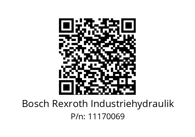   Bosch Rexroth Industriehydraulik 11170069