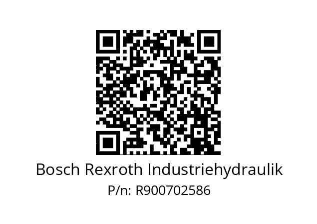   Bosch Rexroth Industriehydraulik R900702586