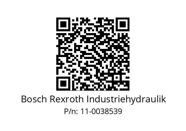   Bosch Rexroth Industriehydraulik 11-0038539