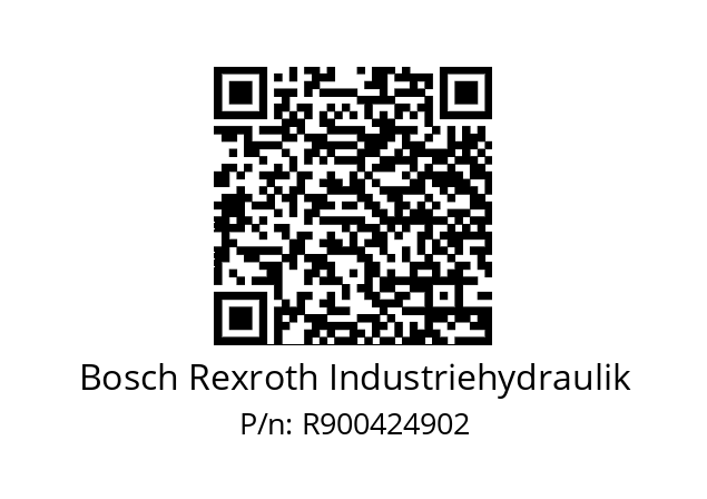   Bosch Rexroth Industriehydraulik R900424902