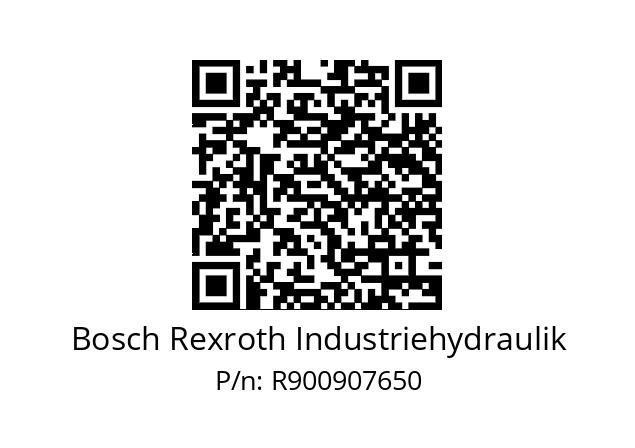   Bosch Rexroth Industriehydraulik R900907650