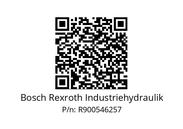   Bosch Rexroth Industriehydraulik R900546257