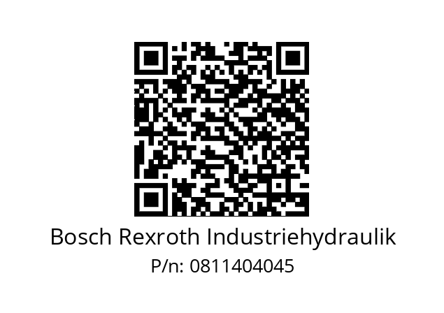   Bosch Rexroth Industriehydraulik 0811404045