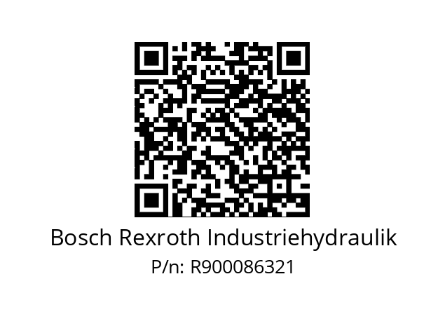   Bosch Rexroth Industriehydraulik R900086321