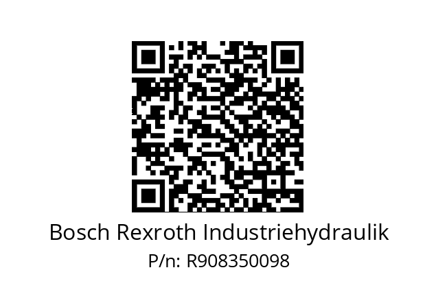   Bosch Rexroth Industriehydraulik R908350098