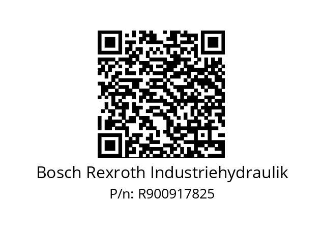   Bosch Rexroth Industriehydraulik R900917825