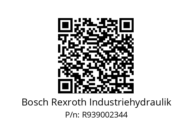   Bosch Rexroth Industriehydraulik R939002344