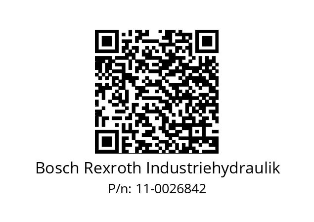   Bosch Rexroth Industriehydraulik 11-0026842