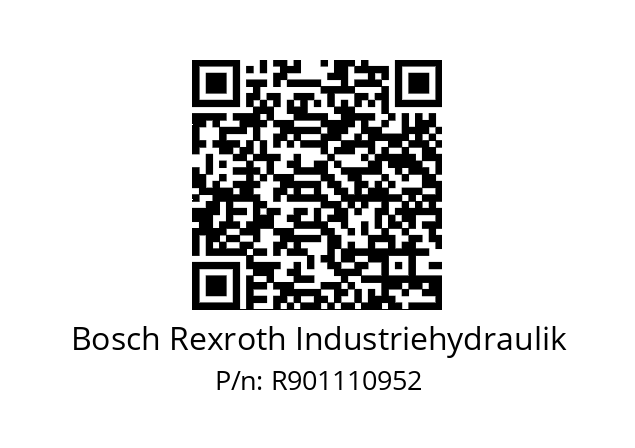   Bosch Rexroth Industriehydraulik R901110952