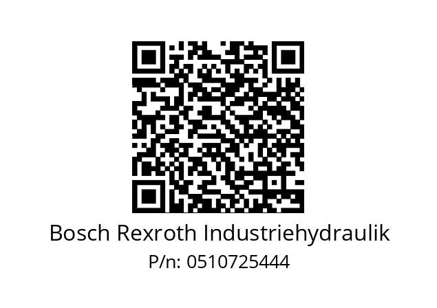   Bosch Rexroth Industriehydraulik 0510725444