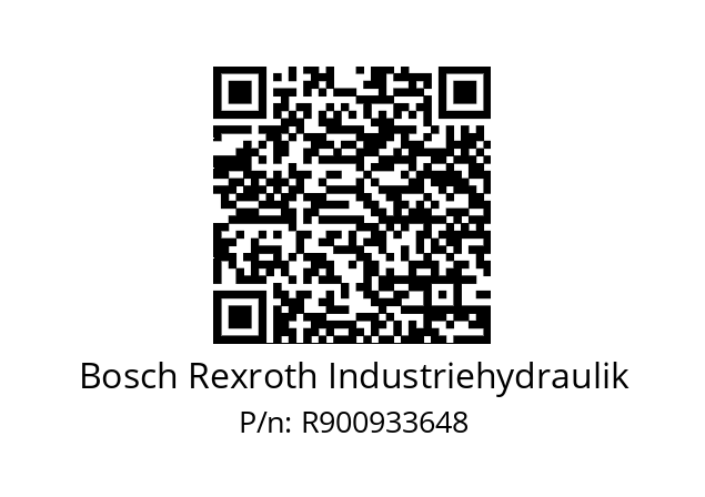   Bosch Rexroth Industriehydraulik R900933648