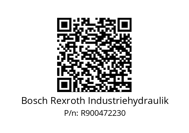   Bosch Rexroth Industriehydraulik R900472230