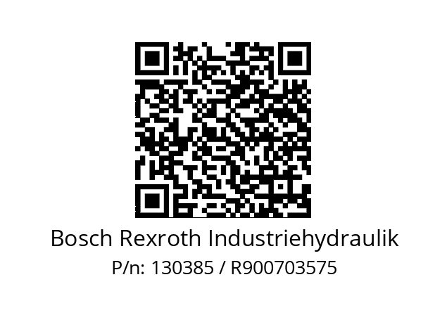   Bosch Rexroth Industriehydraulik 130385 / R900703575